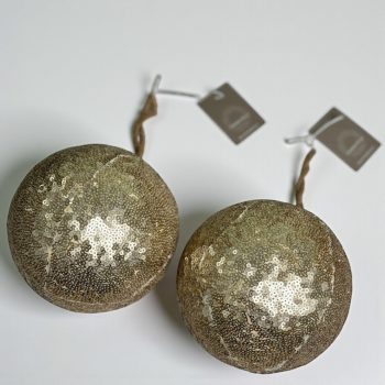 Eglīšu rotājums Milena, 2gab.