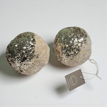 Eglīšu rotājums Pearl, Ø10cm, 2gab.