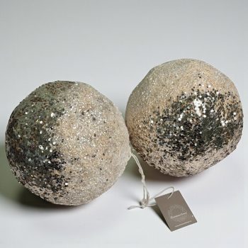 Eglīšu rotājums Pearl, Ø15cm, 2gab.