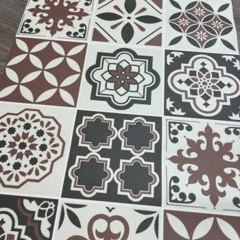 Vinila paklājs Tiles, 48x97cm