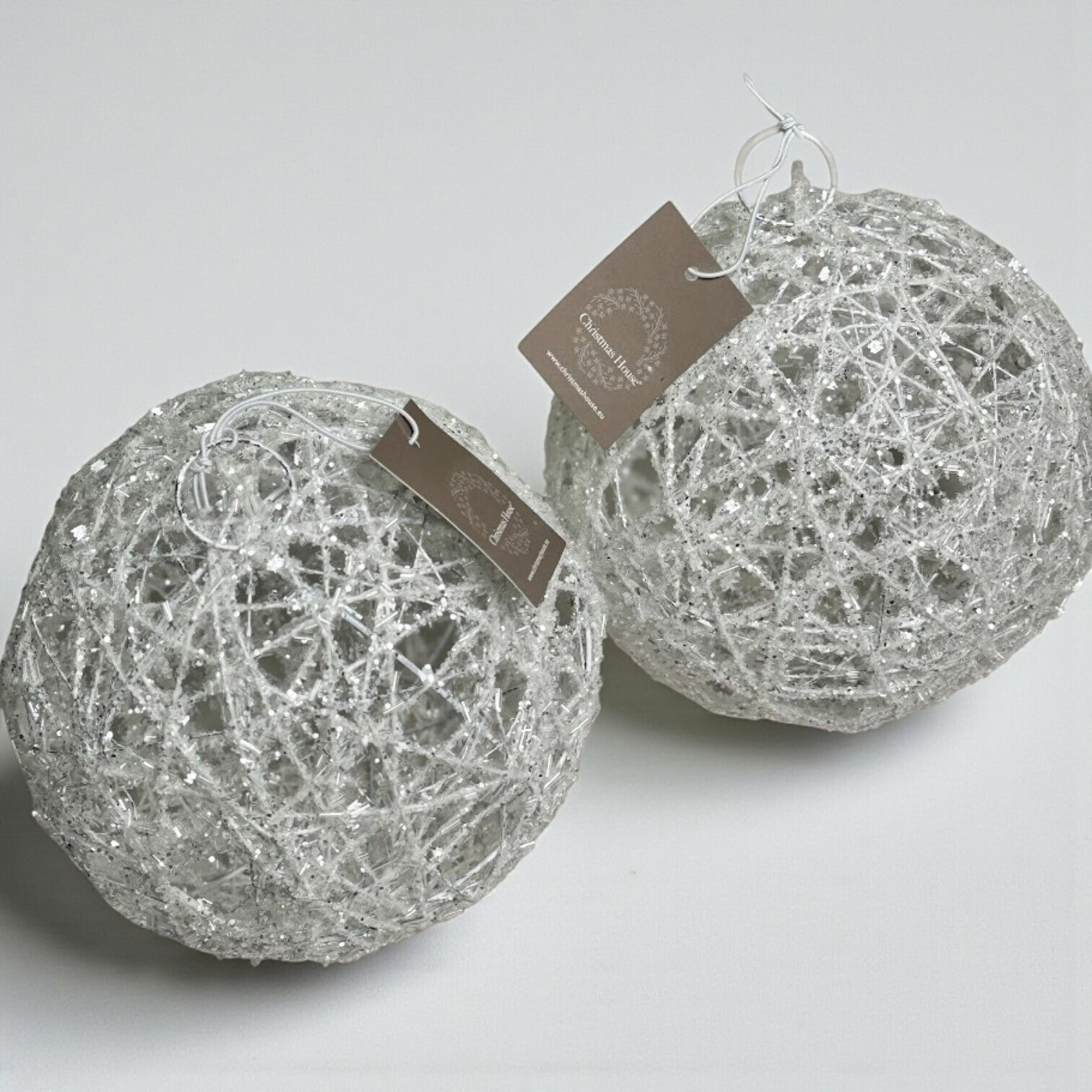 Eglīšu rotājums Breanna, Ø15cm, 2gab. Eglīšu rotājums Breanna, Ø15cm, 2gab.