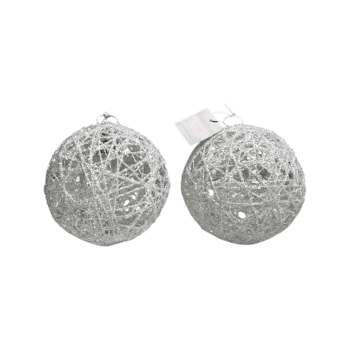 Eglīšu rotājums Breanna, Ø15cm, 2gab.