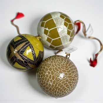 Eglīšu rotājums Mia, 3gab.