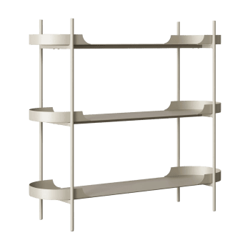 Metāla plaukts Taru, H104, bēšs