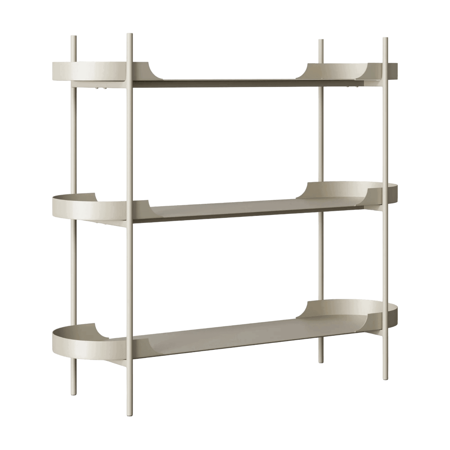 Metāla plaukts Taru, H104, bēšs Metāla plaukts Taru, H104, bēšs