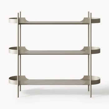 Metāla plaukts Taru, H104, bēšs