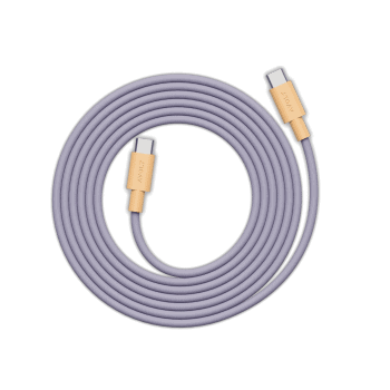 Kabelis USB-C uz USB-C, 2m, BAUHAUS - Lavender Glow