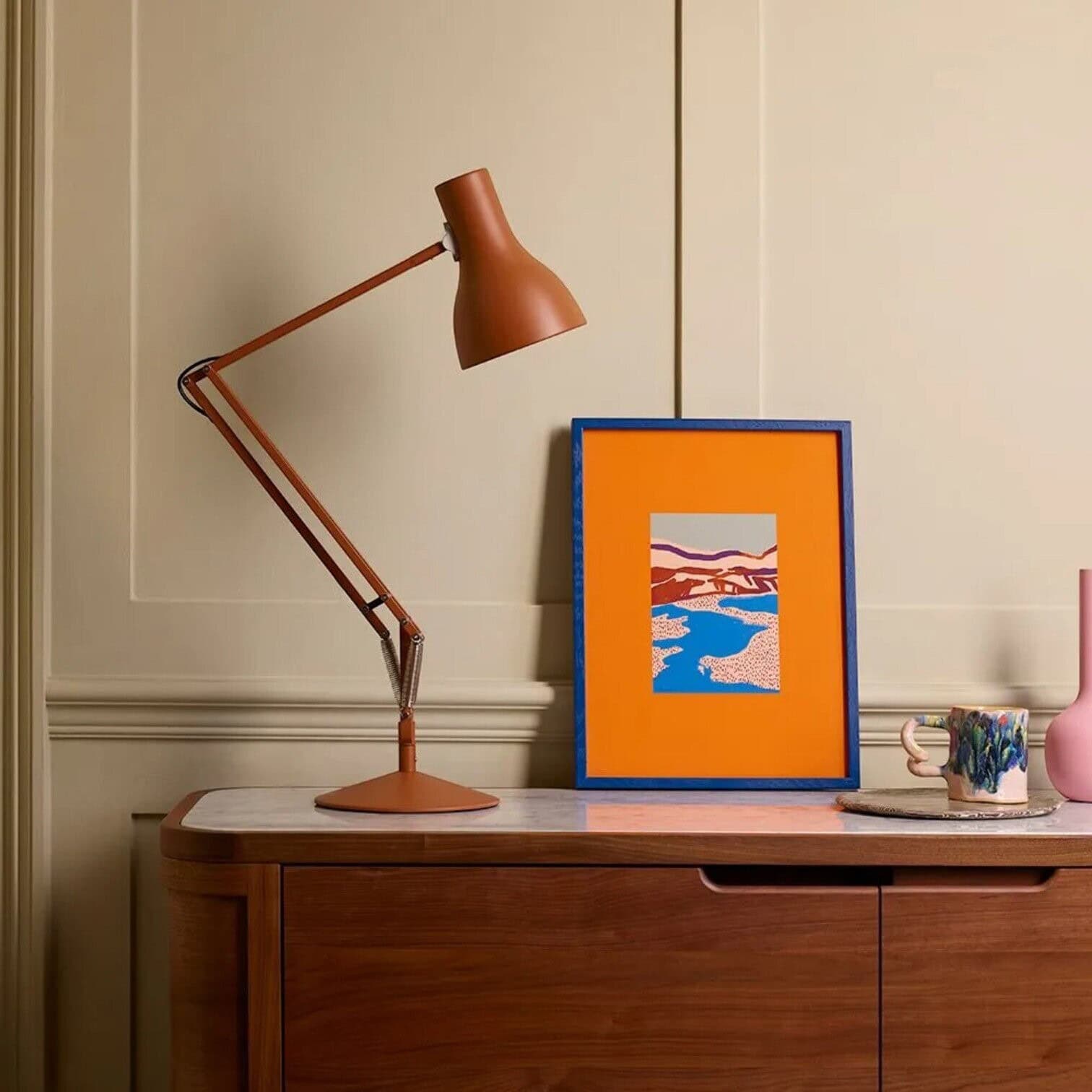 Plakāts Orange Landscape 01, 50x70cm (rāmis nav komplektā) Plakāts Orange Landscape 01, 50x70cm (rāmis nav komplektā)