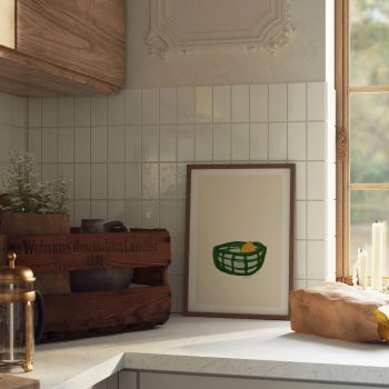 Plakāts A Lemon In A Basket, 30x40cm