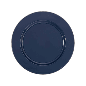 Šķīvis Dark Blue, metāla, D32cm