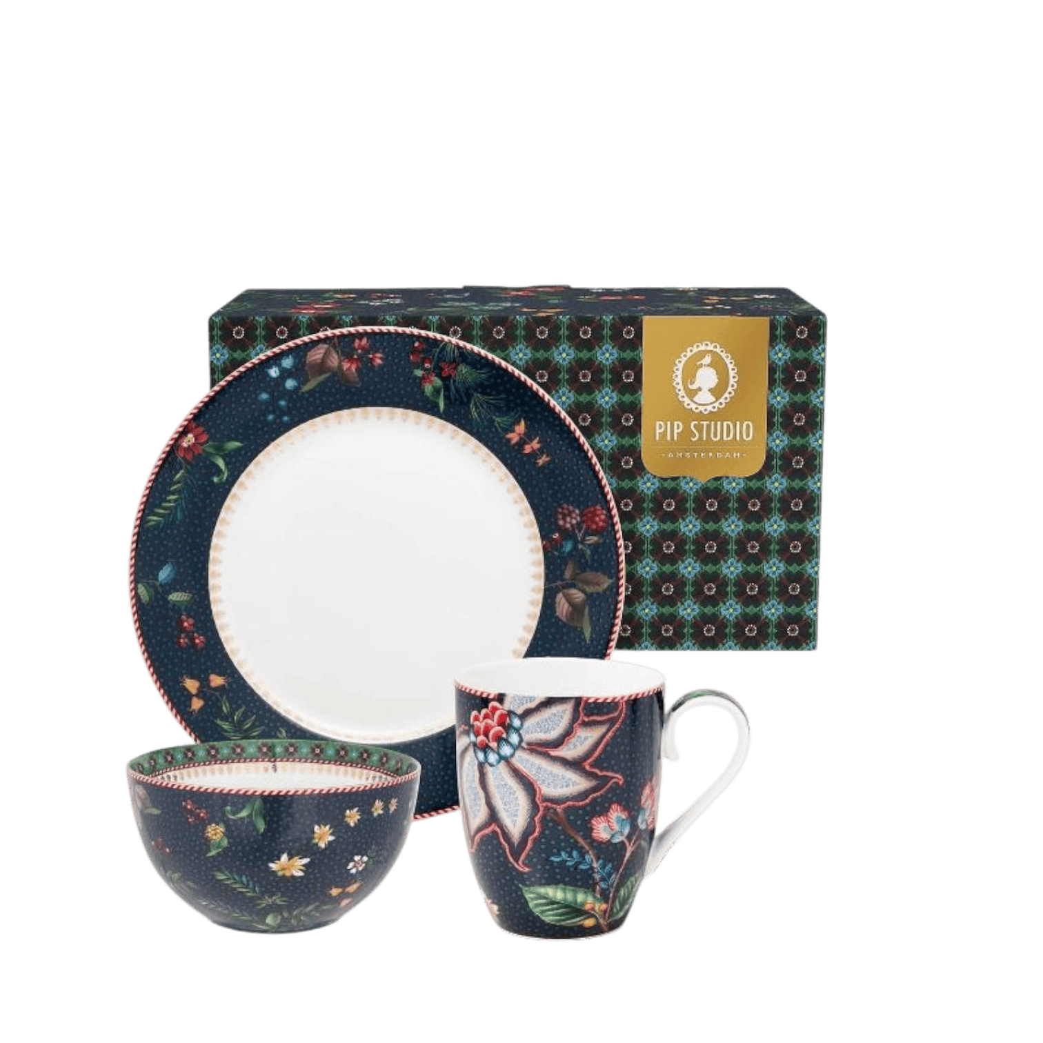 Brokastu komplekts Berry Blues, 3gab. Brokastu komplekts Berry Blues, 3gab.