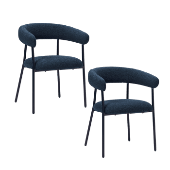 Krēsls Thiago, zils, 2gab.