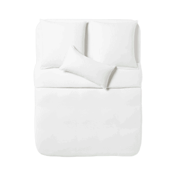 Muslina segas pārvalks Odile, balts, 135x200cm