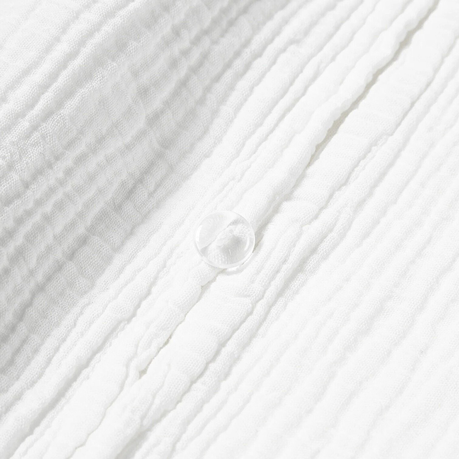 Muslina segas pārvalks Odile, balts, 135x200cm Muslina segas pārvalks Odile, balts, 135x200cm