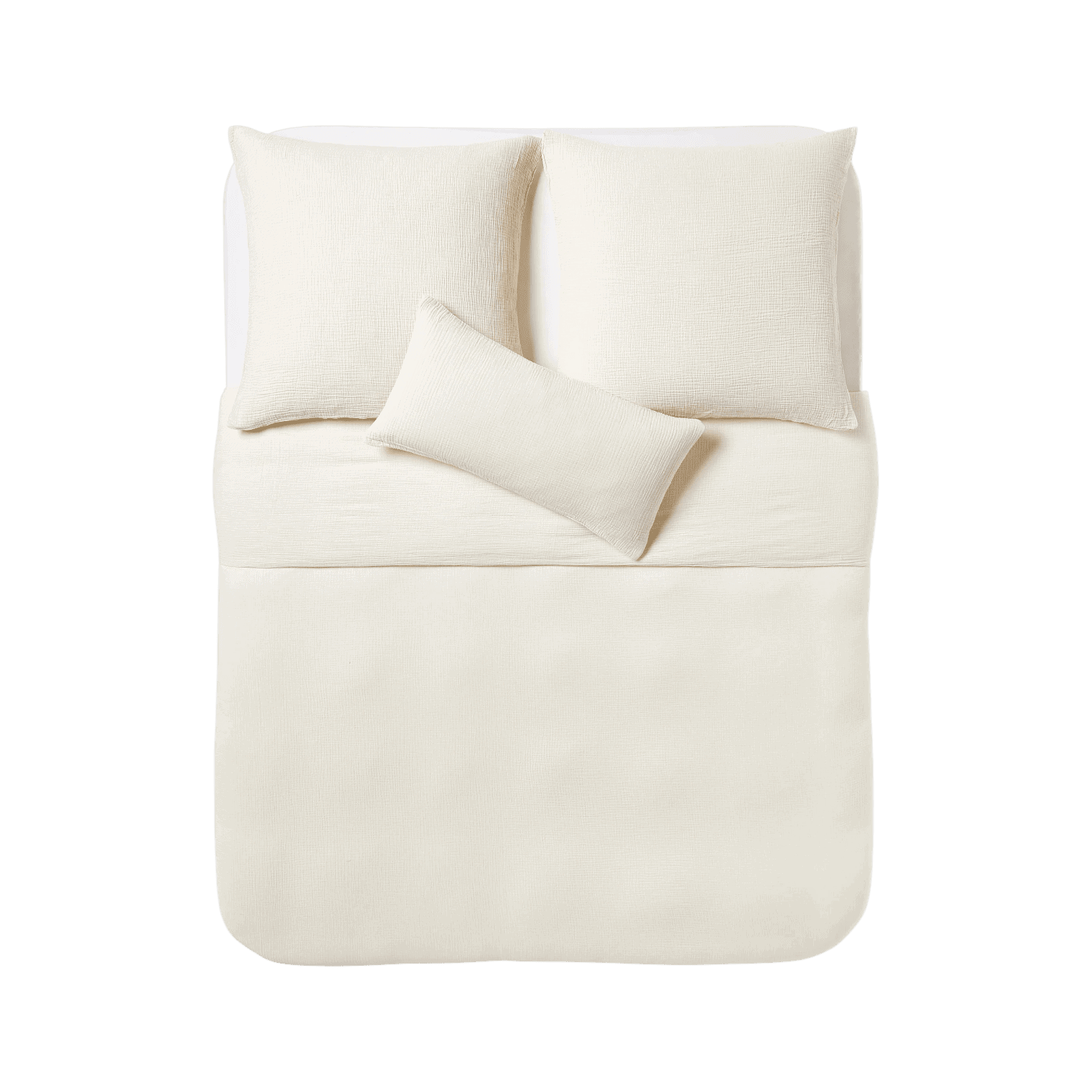 Muslina segas pārvalks Odile, bēšs, 135x200cm Muslina segas pārvalks Odile, bēšs, 135x200cm