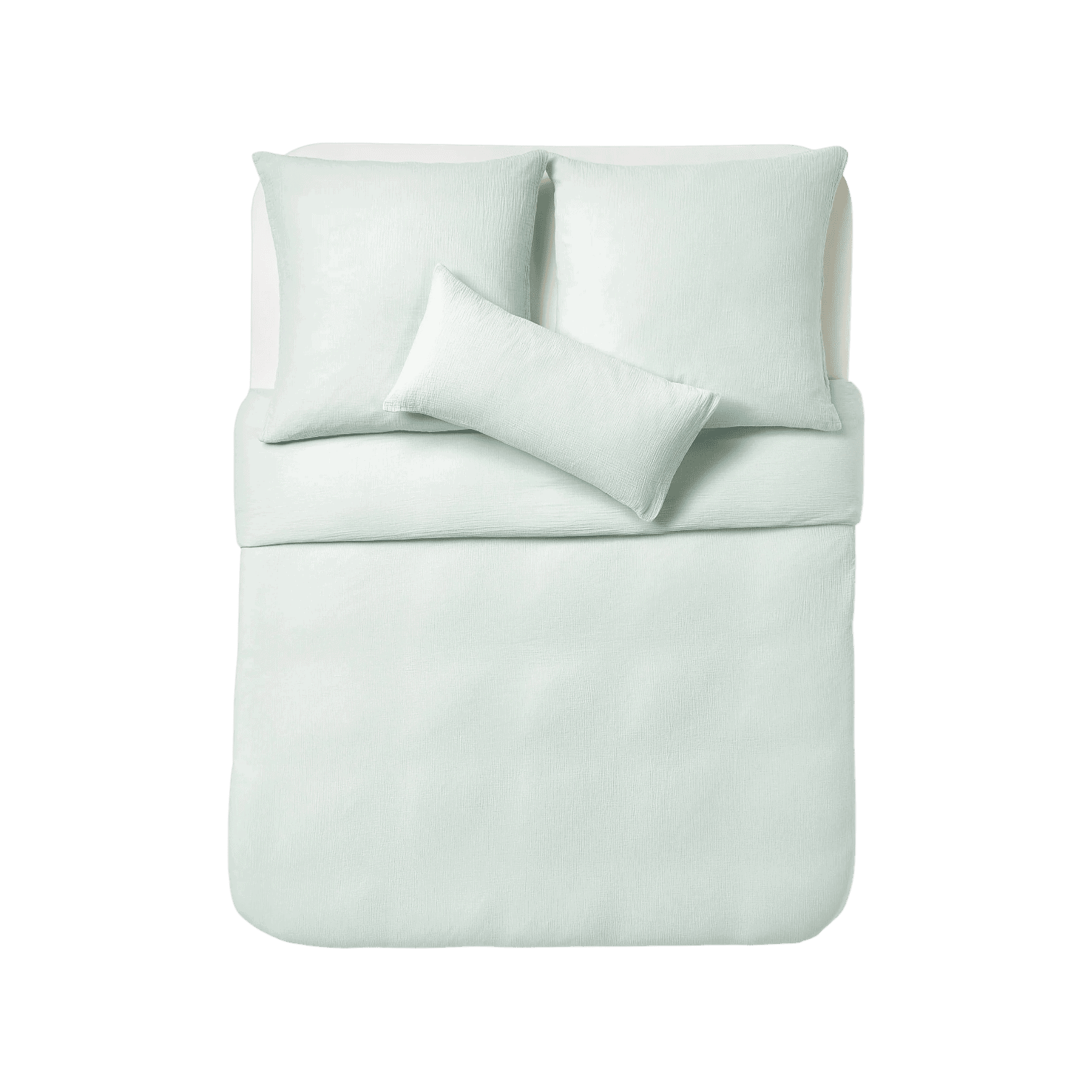 Muslina segas pārvalks Odile, zaļš, 135x200cm Muslina segas pārvalks Odile, zaļš, 135x200cm