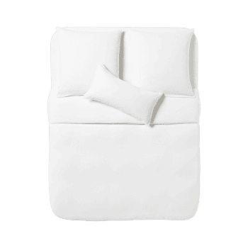 Muslina segas pārvalks Odile, balts, 155x220cm