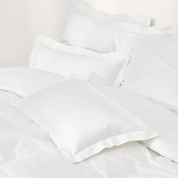 Spilvendrāna Premium, balta, 40x80cm