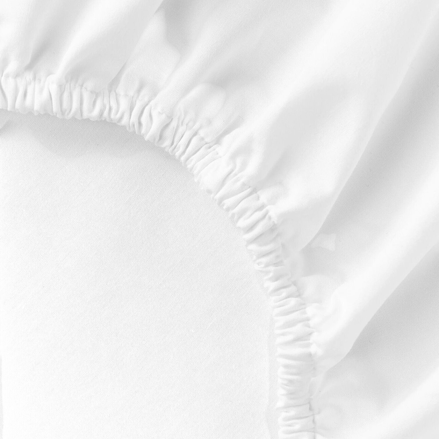 Palags ar gumiju Elsie, balts, 160x200x25cm Palags ar gumiju Elsie, balts, 160x200x25cm