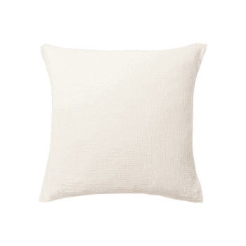 Muslina spilvendrāna Odile, bēšs, 80x80cm