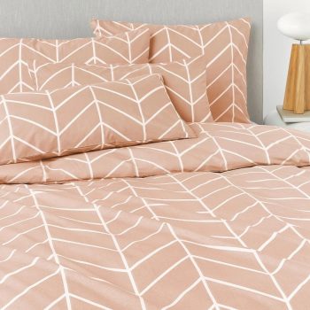 Spilvendrāna Mirja, rozā, 40x80cm