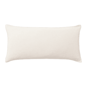 Muslina spilvendrāna Odile, bēšs, 40x80cm