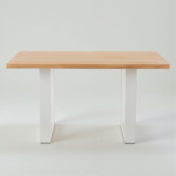 Ēdamgalds Oliver, balts, 90x140cm