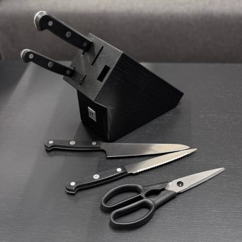 Nažu komplekts Gourmet ar statīvu, 6gab.