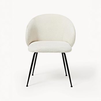 Krēslu komplekts Luisa, 2gab., balti