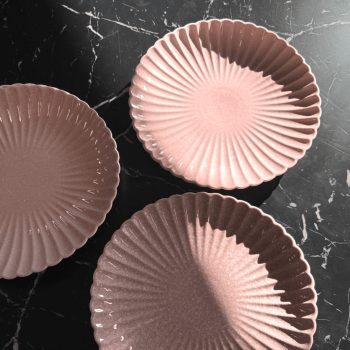 Šķīvis Simple, rozā