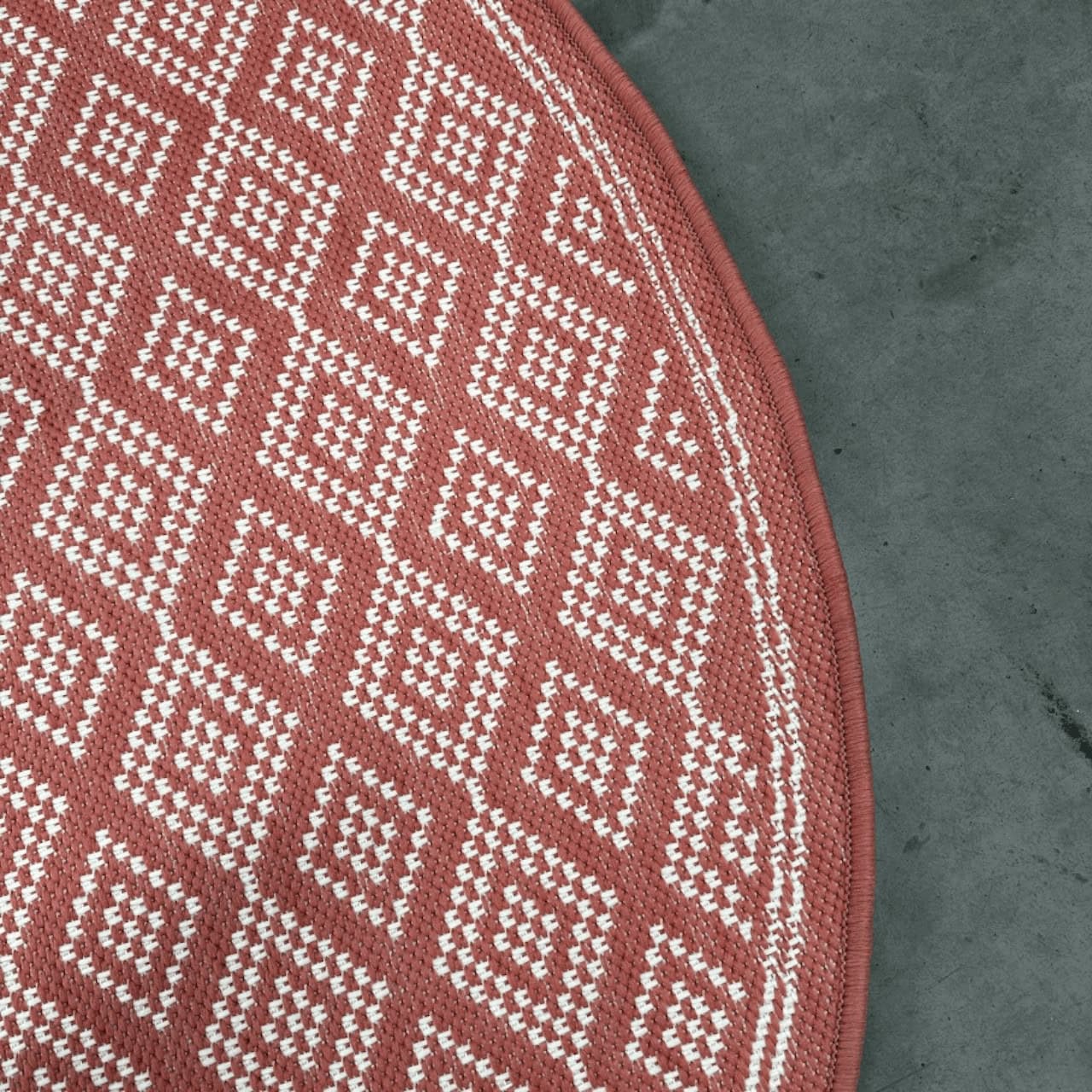 Paklājs Capri, iekštelpām un ārtelpām, D140cm Paklājs Capri, iekštelpām un ārtelpām, D140cm