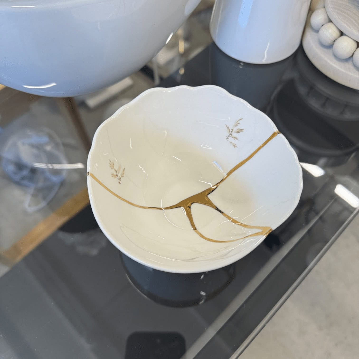 Bļoda augļu Kintsugi 02 Bļoda augļu Kintsugi 02