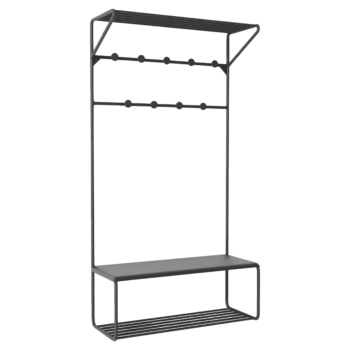 Sienas pakaramais Nash, melns