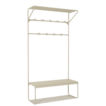 Sienas pakaramais Nash, balts