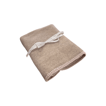 Spilvendrāna Inna, flīss, brūna/rozā, 40x40cm