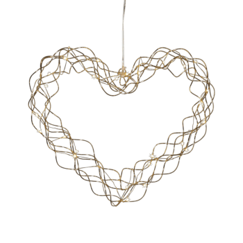 Lampa Curly Heart, LED