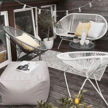 Atpūtas krēsls Bahia, pelēks