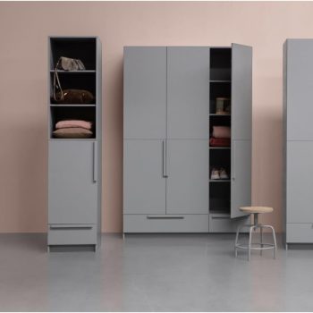 Skapis Pure, pelēks