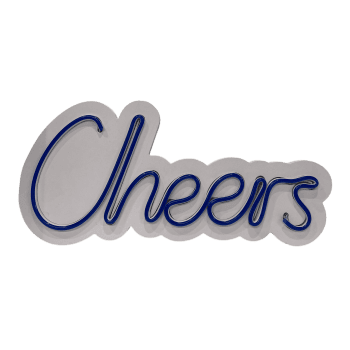 Sienas lampa Cheers, zila