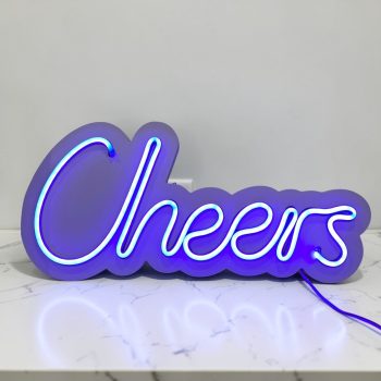 Sienas lampa Cheers, zila