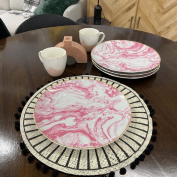 Šķīvju komplekts Bubblegum, 4gab.