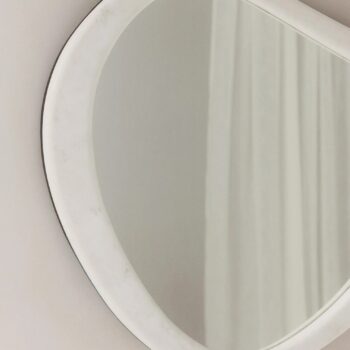 Spogulis Meringue, balts