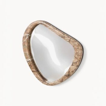 Spogulis Meringue, brūns