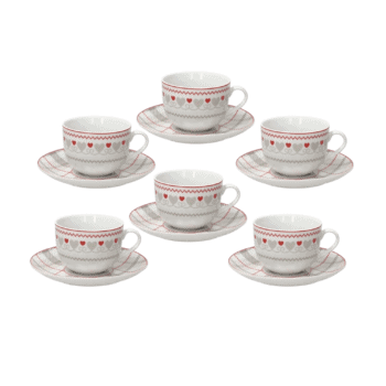 Olimpia Brunico tējas krūzīšu komplekts, 5gab