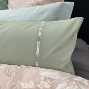 Spilvendrāna, zaļa, 40x80cm, 2gab.