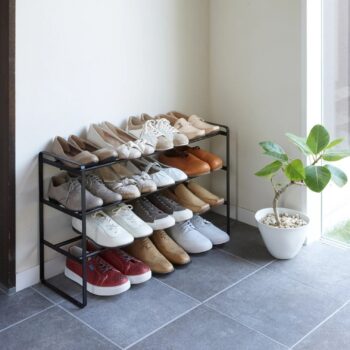 Apavu plaukts Frame, melns