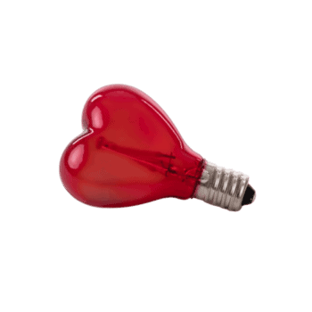 Spuldze Mouse Lamp Heart, 5V E14 1W
