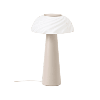 Galda lampa Anya, bēša