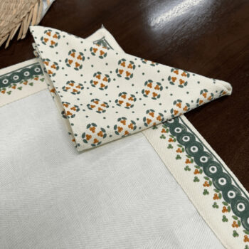 Galda paliktnis un salvete Impronte