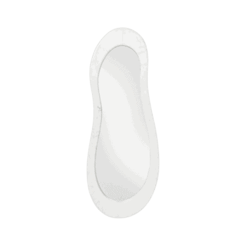 Spogulis Meringue, 130x50cm, balts